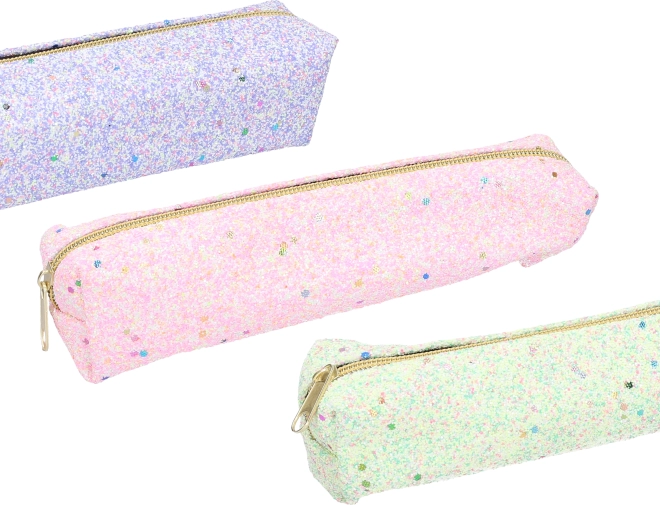 Trousse étui scintillante 20 × 4,5 × 4,5 cm