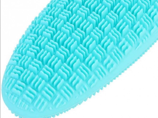 Brosse de massage corporelle en silicone pour le bain