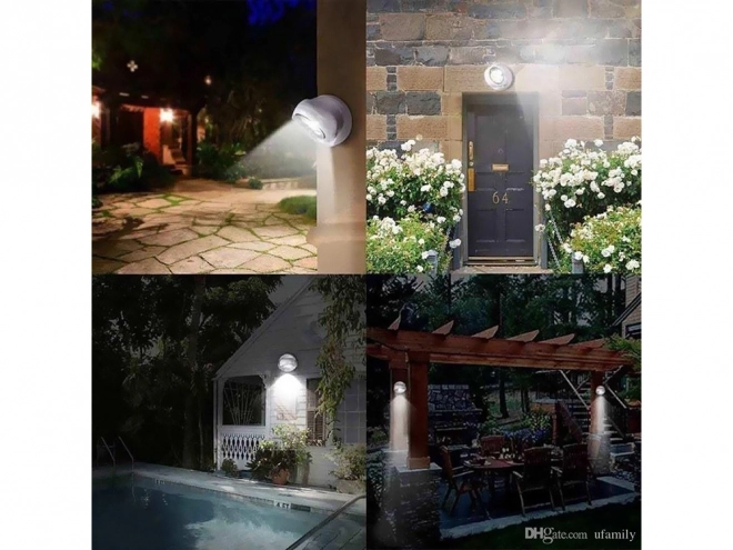 Lampe LED COB 360 à piles avec capteur de mouvement
