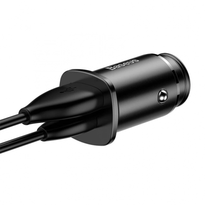 Chargeur rapide de voiture Baseus 30W noir