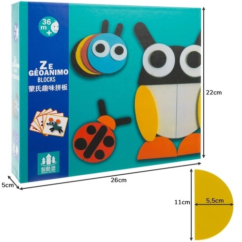 Puzzle en bois Kruzzel 22426