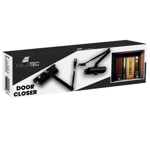 Ferme-porte noir 40-60kg Malatec 23598a