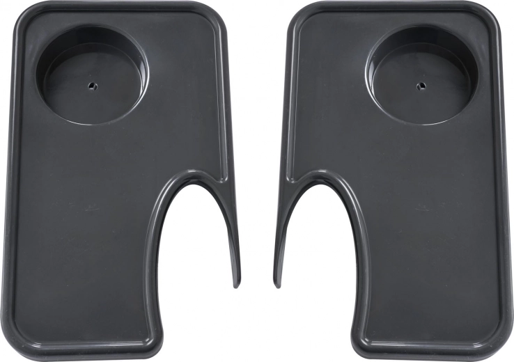 Surface de rangement stable avec porte-gobelet