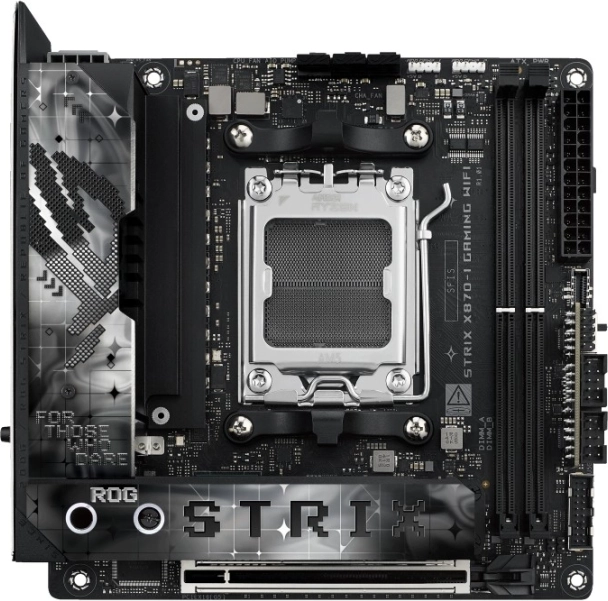 Carte mère ROG Strix X870‑I Gaming WiFi (AM5, DDR5, USB4/USB‑C, HDMI)