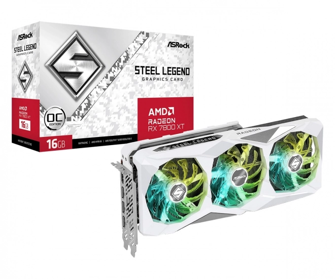 Carte graphique Radeon RX 7800 XT Steel Legend OC 16G