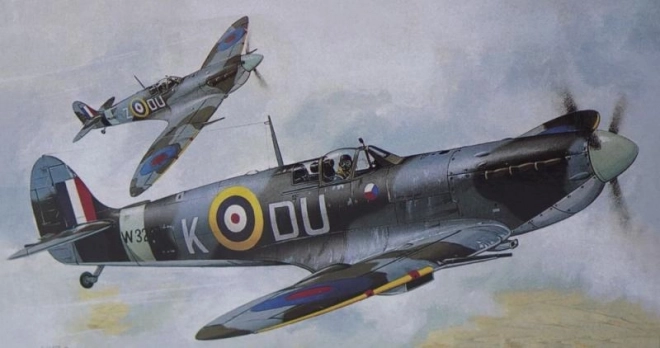 Maquette d’avion Supermarine Spitfire Mk.Vb HI TECH 1:72
