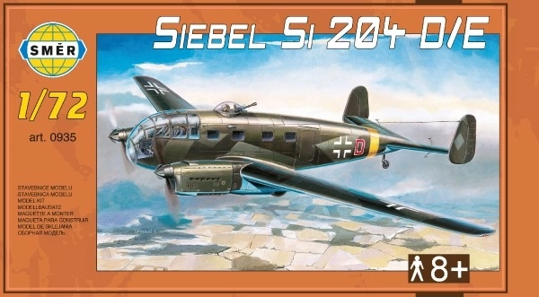 Modèle Siebel Si 204 D/E 1:72 29,5x16,6cm dans une boîte 34x19x5,5cm