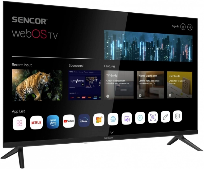 Smart TV webOS intuitif