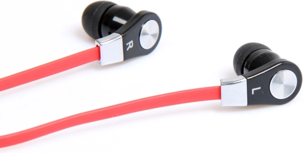 Écouteurs MAGICSOUND DS-2 avec microphone noir-rouge