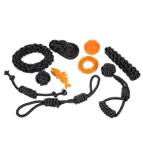 Ensemble de jouets pour chiens - 10 pièces. Purlov 24388