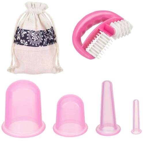Tasses en silicone chinoises avec masseur - ensemble