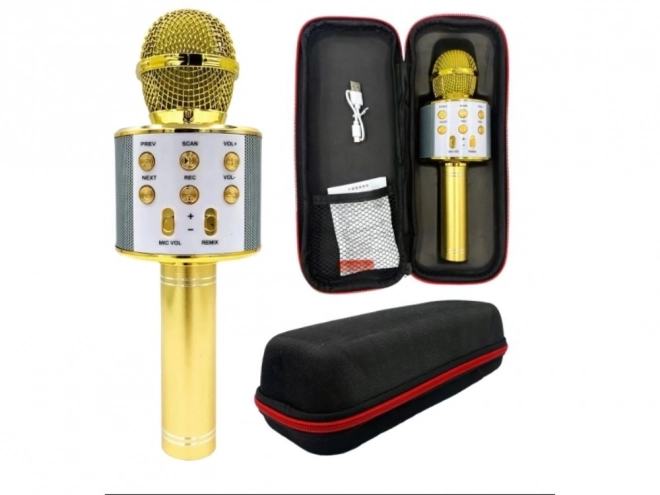 Microphone Bluetooth sans fil pour karaoké