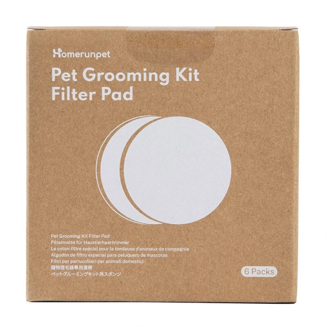 Cartouche filtrante pour soins aux animaux Homerunpet, 6 pcs