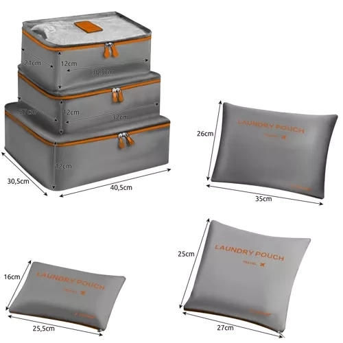 Organisateur de voyage - 6 pcs. Trizand 23183