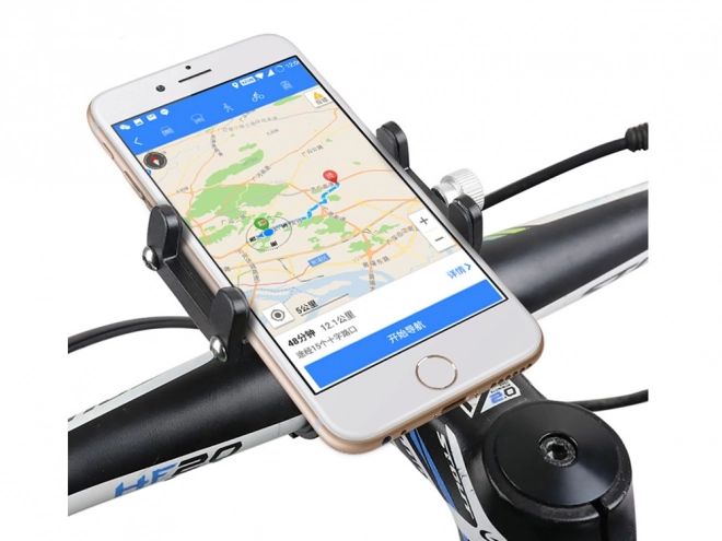 Support de téléphone en aluminium pour guidon