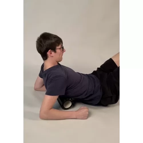 Rouleau de yoga - rouleau de massage (noir) 23570