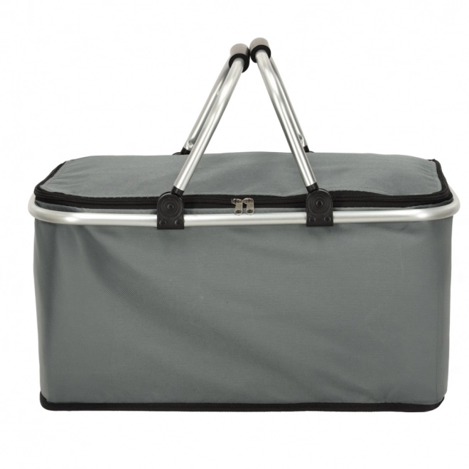 Panier isotherme pliable gris