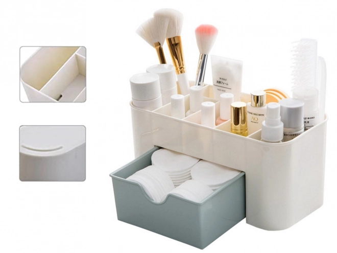 Organisateur de maquillage et bijoux avec tiroir