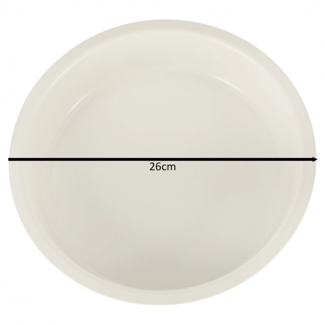 Moule rond pour gâteaux, quiche 26 cm marron