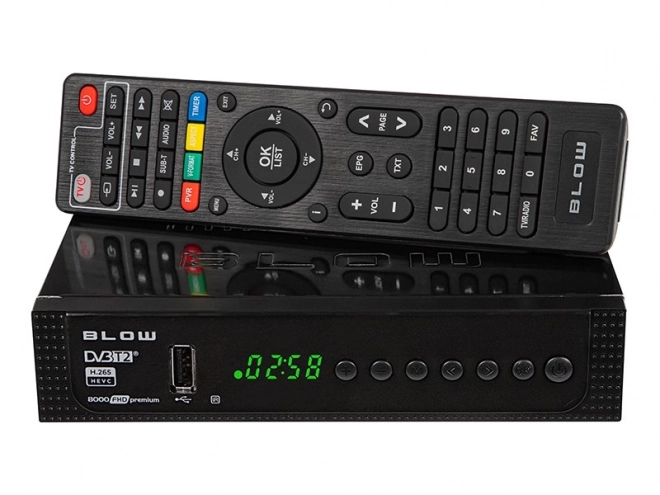 Décodeur tuner DVB-T2 8000FHD Premium
