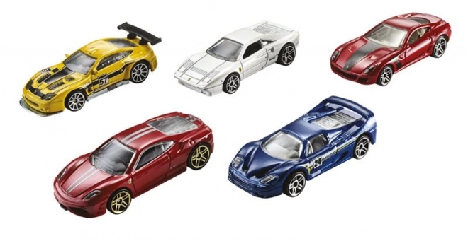 Hot Wheels collection de cinq petites voitures