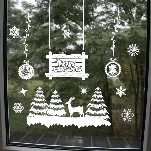 Ruhhy Autocollants de Noël pour fenêtre 22253