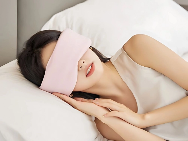 Masque de sommeil pour un voyage confortable