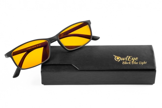 Lunettes avec filtre anti-lumière bleue OWLEYE Modèle: CRÉPUSCULE I - Protection 100%