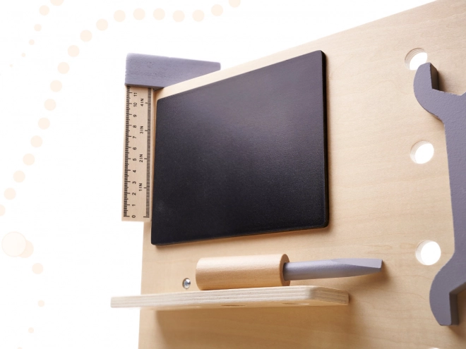 Atelier en bois avec outils