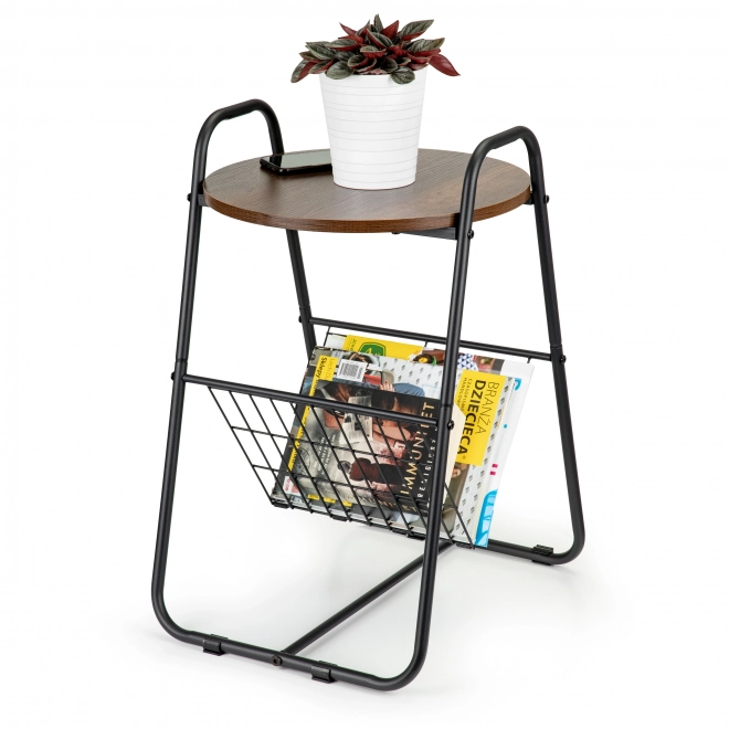 Table d'appoint ModernHome avec porte-revues