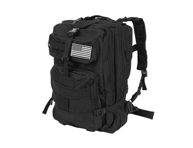 Grand sac à dos militaire noir XL