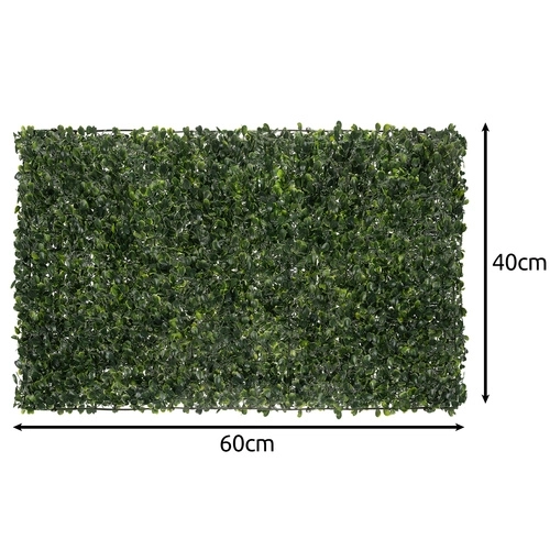 Clôture artificielle Gardlov panneau vert 60x40 cm pour balcon et jardin
