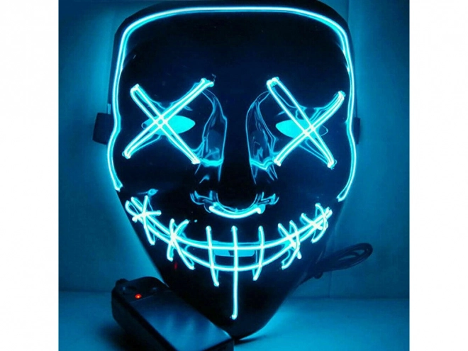 Masque LED lumineux fête de nettoyage