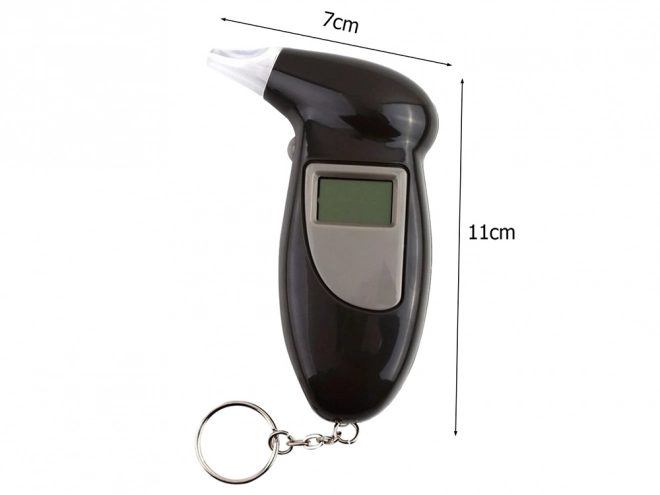 Testeur d'alcool avec écran LCD et embouts interchangeables