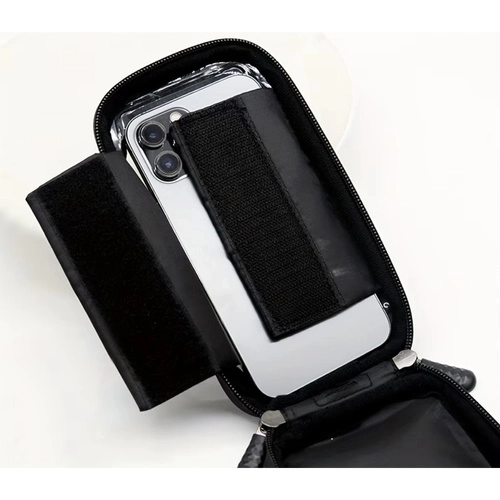 Sacoche de cyclisme pour téléphone avec étui étanche et pare-soleil