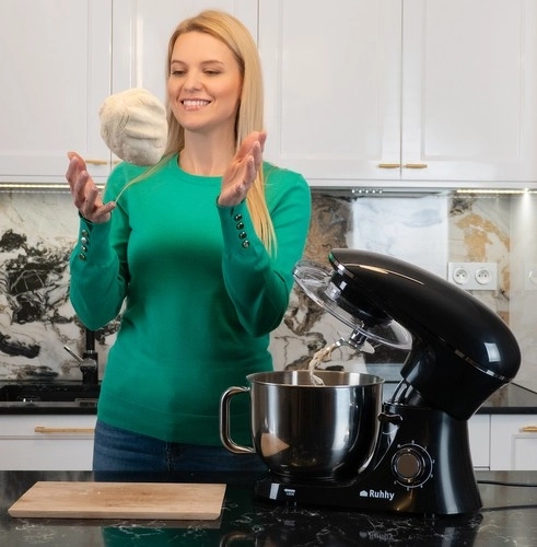 Ruhhy 16745 Robot de cuisine 6,2L+ 24 accessoires de pâtisserie 2200W
