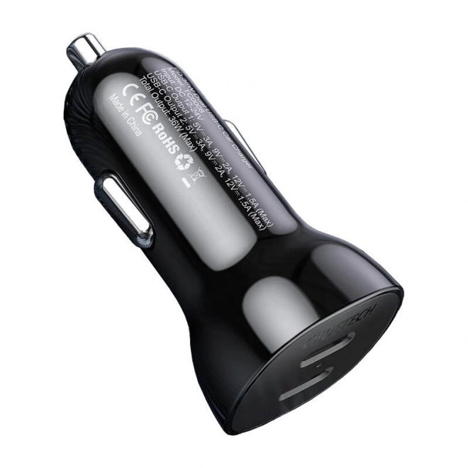 Chargeur de voiture double Choetech 40W avec 2x ports USB-C