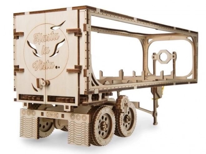 Ugears puzzle 3D - Remorque pour camion lourd boy VM 03 - 138 pièces