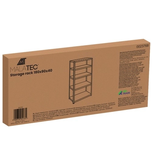 Étagère de stockage 180x90x40 Malatec 23768