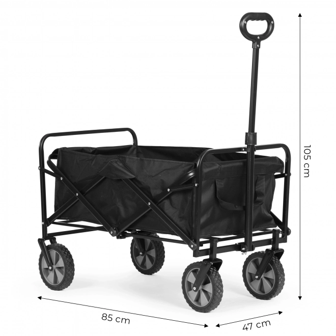 Chariot de transport pliable ModernHome noir