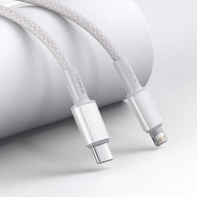 Câble USB-C vers Lightning Baseus à haute densité de tressage, 20W, PD, 2m