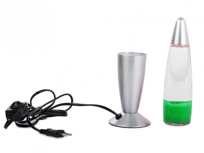 Lampe de chevet à lave avec cire