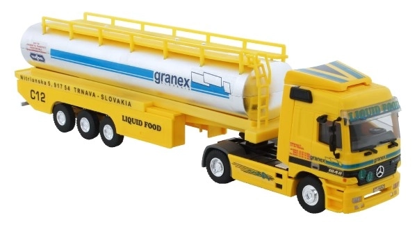 Ensemble de construction Monti System MS 55 Liguid Food Actros L-MB 1:48 dans une boîte 31,5x16,5x8cm