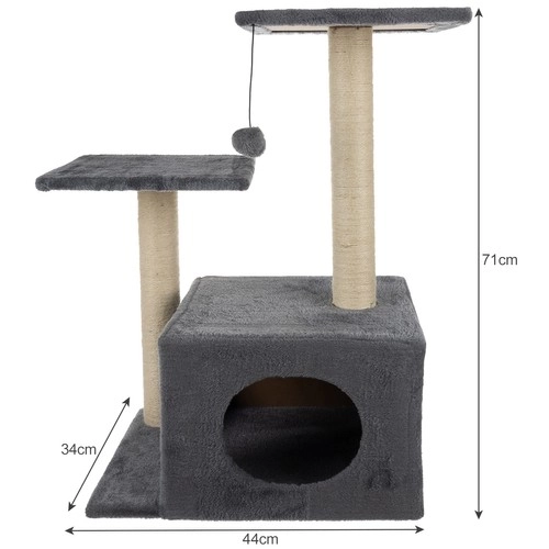 Arbre à chat Purlov 71 cm, gris