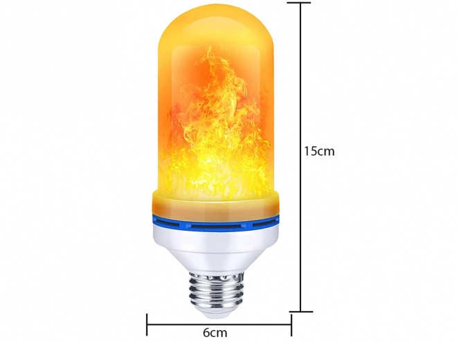 Ampoule LED avec effet de flamme vivante E27 9W