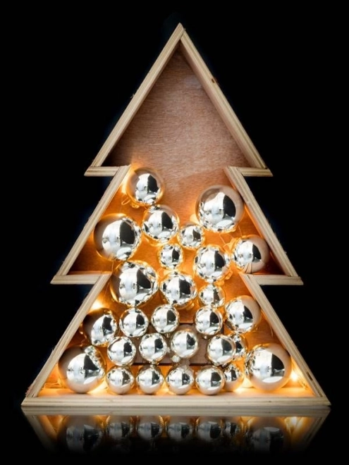 Sapin de Noël 15LED hauteur 38cm