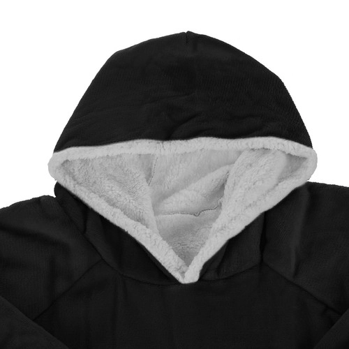 Mikina XXL - Couverture noire Ruhhy 24403