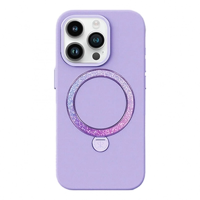 Coque pour téléphone Joyroom Dancing Circle pour iPhone 15 Pro violet