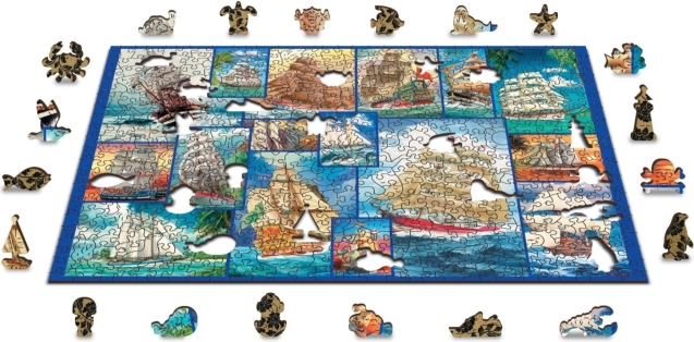 Puzzle réversible 2-en-1