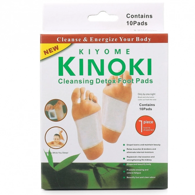 Patches détoxifiants pour les pieds Kinoki, 10 pcs